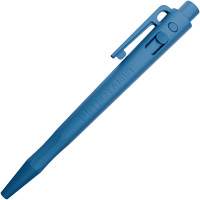 Stylo d&eacute;tectable aux rayons X et par les d&eacute;tecteurs de m&eacute;tal, Bleu, R&eacute;tractable Equipex
