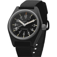 Montre au quartz d'usage g&eacute;n&eacute;ral avec MaraGlo, Analogique, &agrave; piles, 0,6" la x 1,3" p x 0,4" h, Noir Equipex