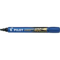 400 Permanent Marker, Chisel, Blue Equipex