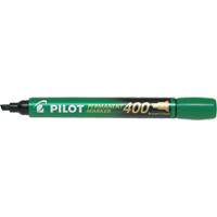 400 Permanent Marker, Chisel, Green Equipex