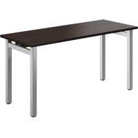 Newland Table Desk, 29-7/10" L x 60" W x 29-3/5" H, Dark Brown Equipex