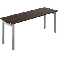 Newland Table Desk, 29-7/10" L x 72" W x 29-3/5" H, Dark Brown Equipex