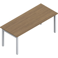 Newland Table Desk, 29-7/10" L x 72" W x 29-3/5" H, Cherry Equipex