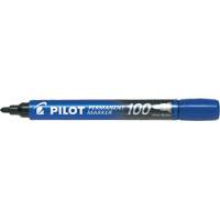 Series 100 Permanent Marker, Bullet, Blue Equipex