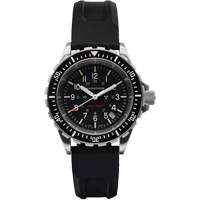 Grande montre automatique de plong&eacute;e, Num&eacute;rique, &agrave; piles, 41 mm, Noir Equipex