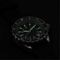 Grande montre automatique de plong&eacute;e, Num&eacute;rique, &agrave; piles, 41 mm, Noir Equipex