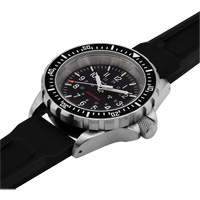 Grande montre automatique de plong&eacute;e, Num&eacute;rique, &agrave; piles, 41 mm, Noir Equipex