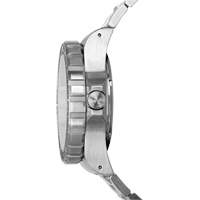 Tr&egrave;s grande montre automatique avec jour/date avec bracelet en acier inoxydable, Num&eacute;rique, &agrave; piles, 46 mm, Argent Equipex