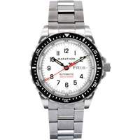 Tr&egrave;s grande montre automatique &eacute;dition arctique avec jour/date avec bracelet en acier inoxydable, Num&eacute;rique, &agrave; piles, 46 mm, Argent Equipex