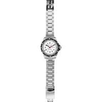 Tr&egrave;s grande montre automatique &eacute;dition arctique avec jour/date avec bracelet en acier inoxydable, Num&eacute;rique, &agrave; piles, 46 mm, Argent Equipex