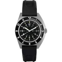 Montre Steel Navigator sur ensemble bracelet en caoutchouc noir de trois morceaux, Num&eacute;rique, &agrave; piles, 41 mm, Noir Equipex