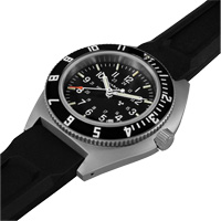 Montre Steel Navigator avec date sur ensemble bracelet en caoutchouc noir de trois morceaux, Num&eacute;rique, &agrave; piles, 41 mm, Noir Equipex