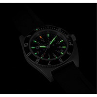 Montre Steel Navigator avec date sur ensemble bracelet en caoutchouc noir de trois morceaux, Num&eacute;rique, &agrave; piles, 41 mm, Noir Equipex
