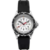 Montre automatique moyenne pour plongeur &eacute;dition arctique, Num&eacute;rique, &agrave; piles, 36 mm, Noir Equipex
