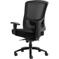 Chaise &agrave; dossier haut avec m&eacute;canisme &agrave; basculement synchronis&eacute; robuste Raven 400, Mailles, Noir, Capacit&eacute; 400 lb Equipex