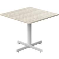 Table carr&eacute;e &agrave; hauteur r&eacute;glable Newland, 36" lo x 36" la x 29" h, Dessus de 1", Stratifi&eacute;, Havane Equipex