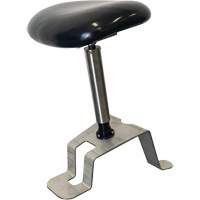 Tabouret assis-debout TA200, Vinyle, Noir, Capacit&eacute; 280 lb Equipex
