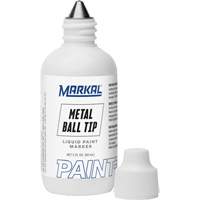 Marqueur Paint-Riter avec pointe en bille m&eacute;tallique, Liquide, Blanc Equipex