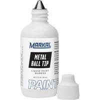 Paint-Riter avec pointe en bille m&eacute;tallique, Liquide, Noir Equipex