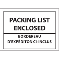 Pochettes pour bordereau d'exp&eacute;dition, 4" lo x 5" la, Style Insertion par l'arri&egrave;re Equipex