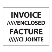 Pochettes pour bordereau d'exp&eacute;dition, 4" lo x 5" la, Style Insertion par l'arri&egrave;re Equipex