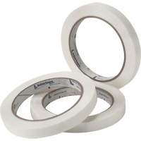 White General Purpose Strapping Tape, 2.7 mils Thick, 9.144 mm (0.36") x 54.864 m (180')  Equipex