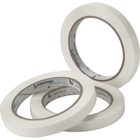 White General Purpose Strapping Tape, 2.7 mils Thick, 12 mm (47/100") x 54.864 m (180')  Equipex