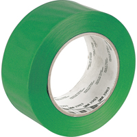 Rubans adh&eacute;sifs en vinyle 3903, 50 mm (2") la x 45,5 m (149,25') lo, 6,3 mils, Vert Equipex