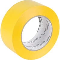 Rubans adh&eacute;sifs en vinyle 3903, 50 mm (2") la x 45,5 m (149,25') lo, 6,3 mils, Jaune Equipex