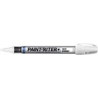 Paint-Riter&reg;+ Water Removable Paint Marker, Liquid, White Equipex