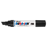 Marqueur Dura-Ink no 200, Ciseau, Noir Equipex
