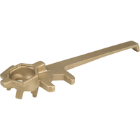 Cl&eacute;s &agrave; obturateur de luxe, Ouverture de 1-1/4", Poign&eacute;e 9", Alliage de laiton anti&eacute;tincelles Equipex