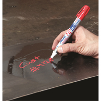Paint-Riter&reg; + Oily Surface Marker, Liquid, Red Equipex