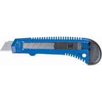 Couteau d'usage g&eacute;n&eacute;ral ATK700, 18 mm, Acier au carbone, Prise en Plastique Equipex