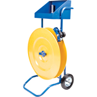 Distributeur de feuillards, Feuillard Polyester/Acier/Polypropyl&egrave;ne, Dia de noyau 16"/8", largeur de rouleau 3"/8"/6" Equipex