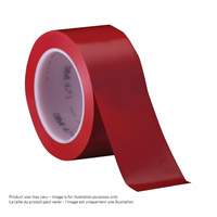 Ruban en vinyle 471, 38 mm (1-1/2") la x 32,9 m (108') lo, 5,3 mils, Rouge Equipex