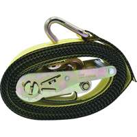 Tendeurs d'arrimage &agrave; cliquet, Crochet en J, 2" , 16' , Charge d'utilisation max. 10 000 lb Equipex