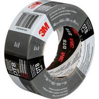 DT8 All-Purpose Duct Tape, 8 mils, Black, 48 mm (2") x 55 m (180') Equipex