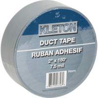 Utility Grade Duct Tape, 7.5 mils, Silver, 50 mm (2") x 55 m (180') Equipex
