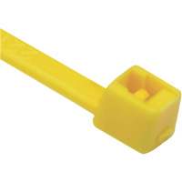Attaches de c&acirc;bles s&eacute;rie T, Longueur 8", R&eacute;sistance &agrave; la traction 50 lb, Jaune Equipex
