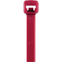 Attaches de c&acirc;bles s&eacute;rie T, Longueur 8", R&eacute;sistance &agrave; la traction 50 lb, Rouge Equipex