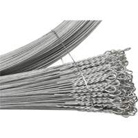 Baling Wire, Galvanized, 13-1/2' L, 13 ga. Equipex