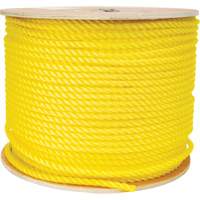 3/8" Braided Yellow Rope, Polypropylene, 630' Equipex