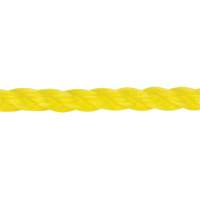 3/8" Braided Yellow Rope, Polypropylene, 630' Equipex