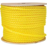 Corde jaune tress&eacute;e 1/2", Polypropyl&egrave;ne, 335' Equipex