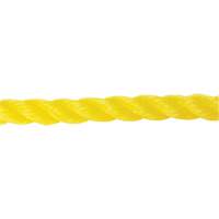 5/8" Braided Yellow Rope, Polypropylene, 200' Equipex