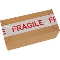 Ruban d'emballage Fragile, Adh&eacute;sif Thermofusible, 2 mils, 48 mm (2") x 100 m (328') Equipex