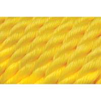Braided Yellow Rope, Polypropylene, 300' Equipex