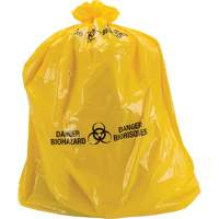 Waste Bags, Bio-Hazard, 60" L x 36" W, 6 mils Equipex