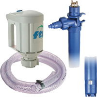 PFM-40 Drum Pump Kit with M3V Motor, Polypropylene/PVDF/Stainless Steel Equipex